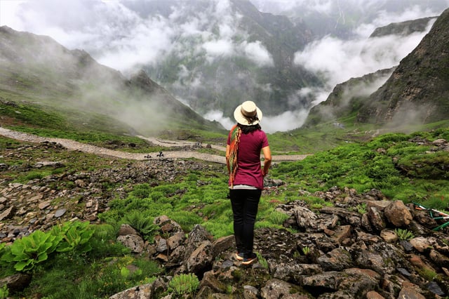 valley of flowers solo trekker