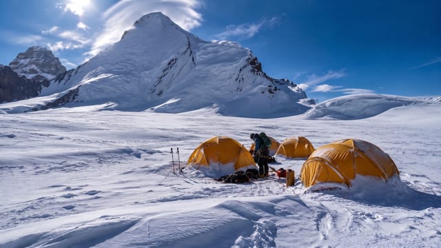 Nun Peak Expedition Base Camp