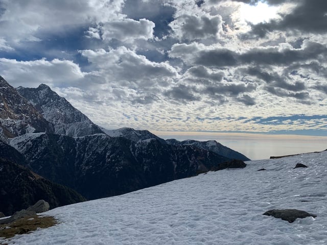 Indrahar Pass Trek  Laka Glacier