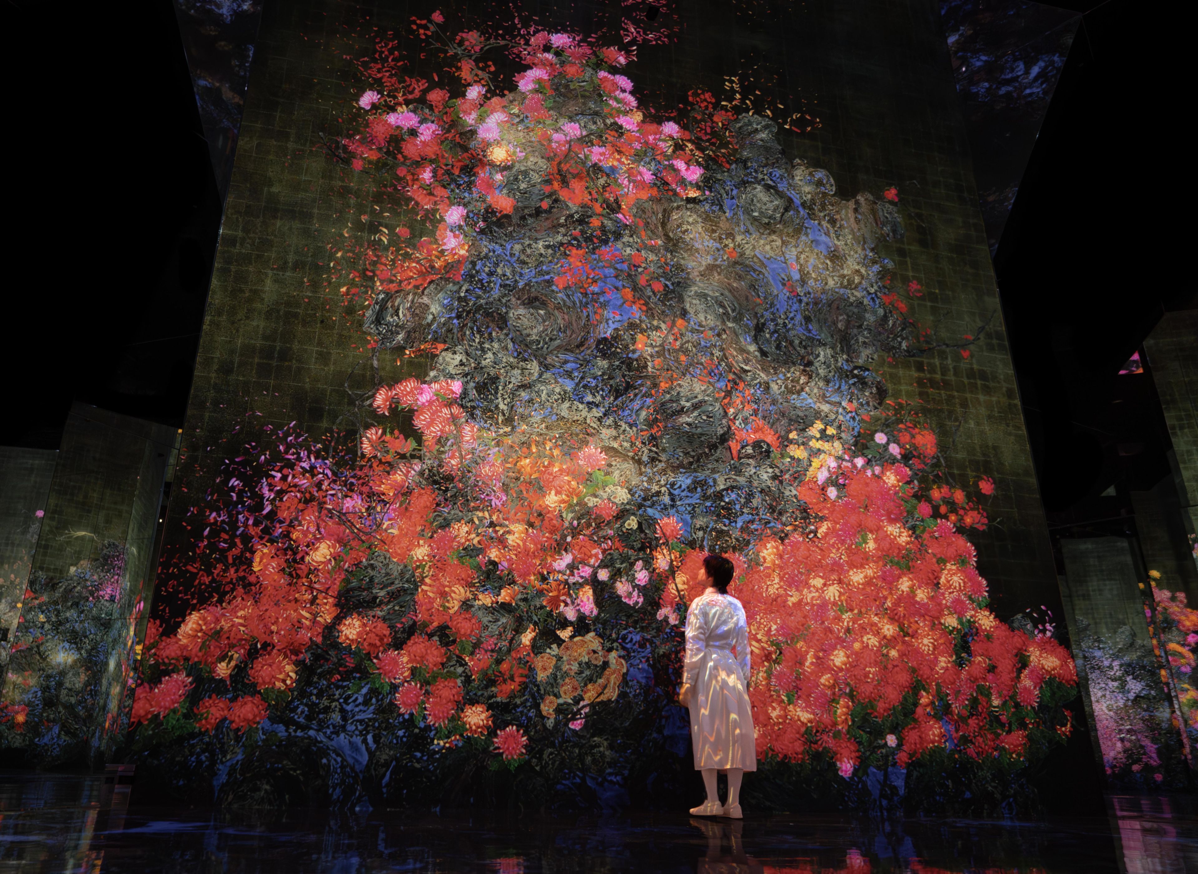 Continuous Life and Death at the Now of Eternity | teamLab