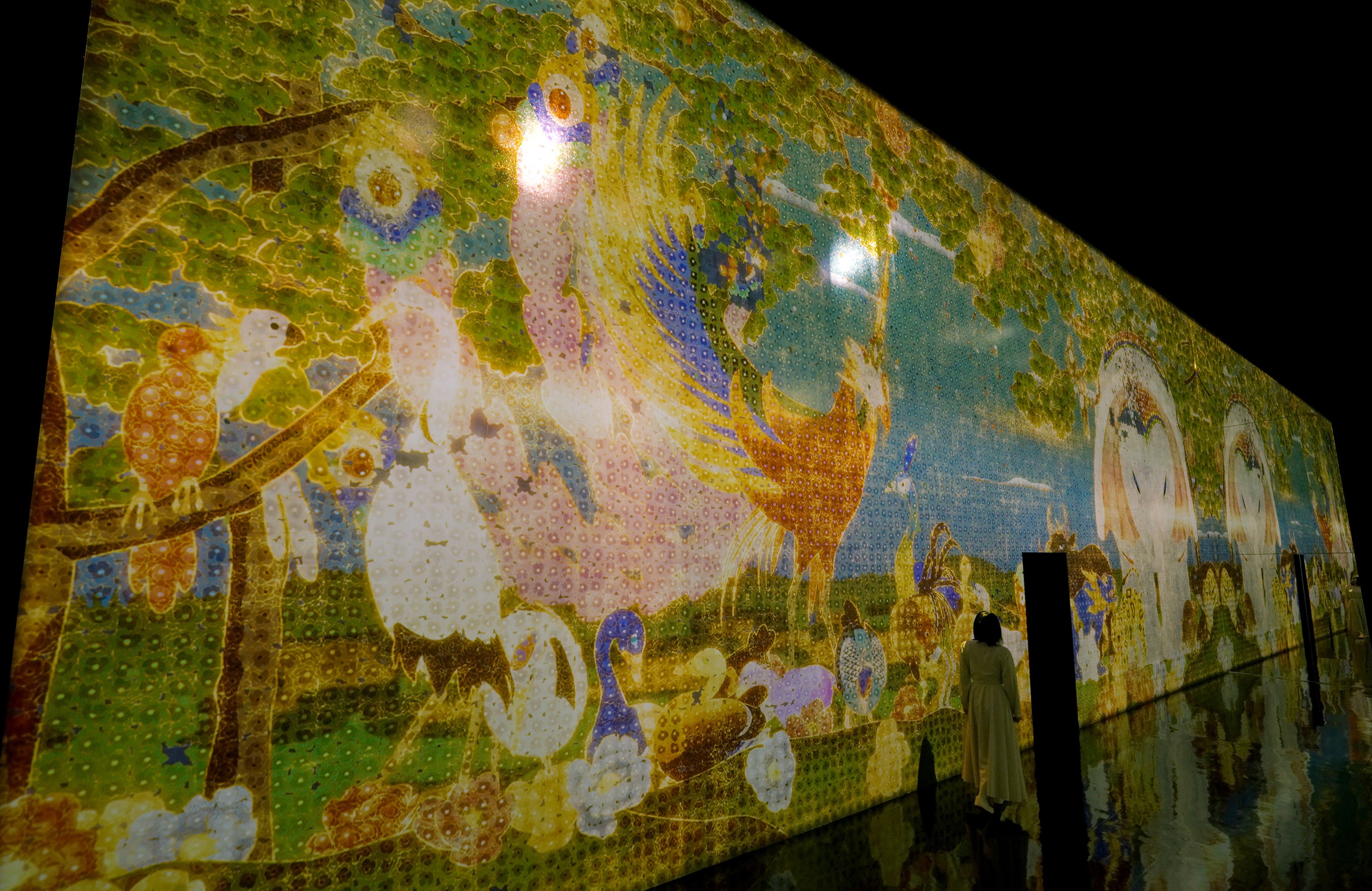 チベット手描き　ニルヴァーナ涅槃への道 輪廻転生 涅槃 オリジナル手描き仏教タンカ | 壁掛け装飾