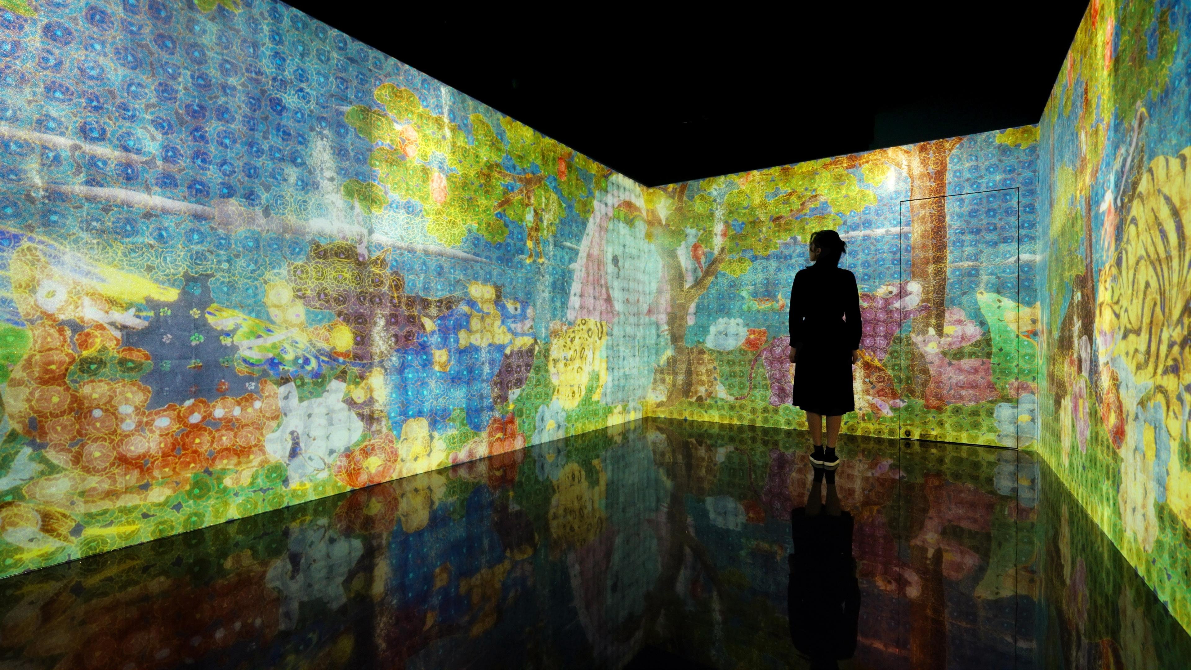 Nirvana: Fleeting Flower Shimmering Light | teamLab / チームラボ