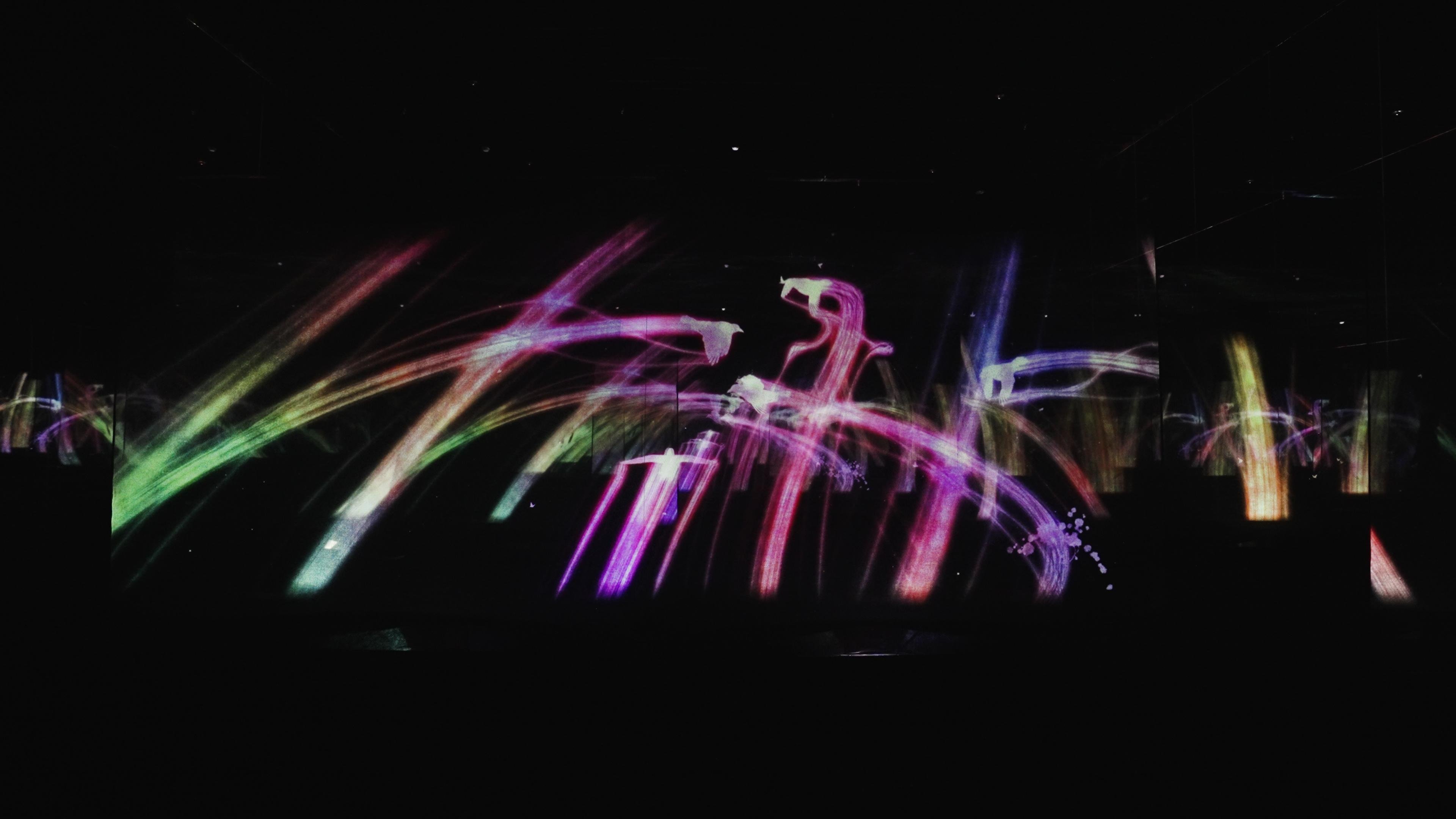 追われるカラス、追うカラスも追われるカラス：無限の透明 / Crows are