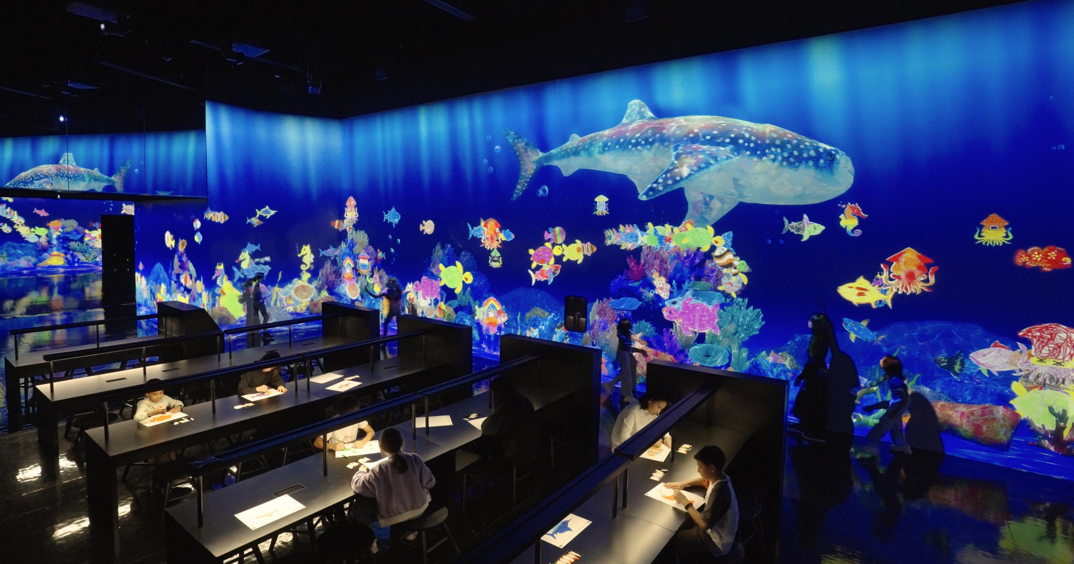 スケッチオーシャン / Sketch Ocean | teamLab / チームラボ