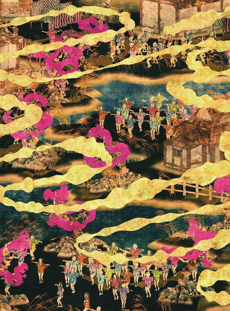 花と屍 十二幅対 / Flower and Corpse Set of 12 | teamLab