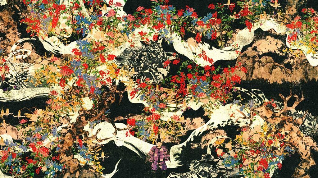 花と屍 十二幅対 / Flower and Corpse Set of 12 | teamLab