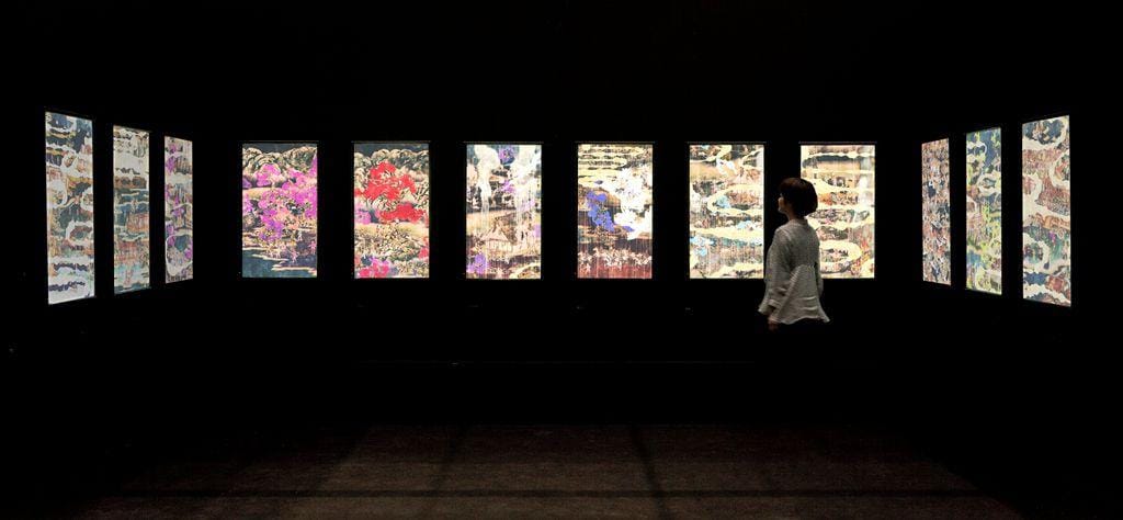 花と屍 十二幅対 / Flower and Corpse Set of 12 | teamLab