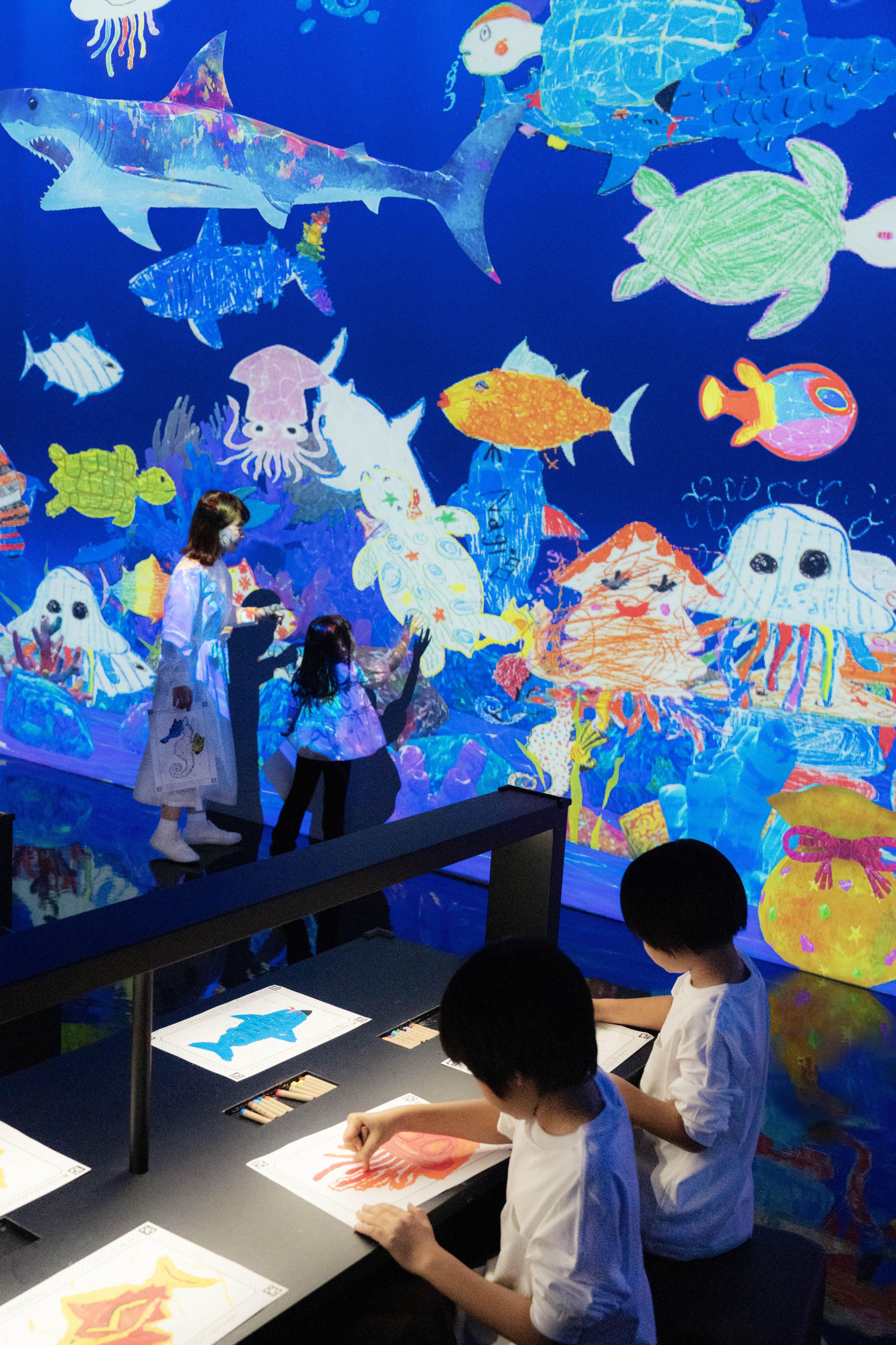◆Deep Sea~深海水族館館長室◆手描きイラスト ◇Deep Sea~深海水族館館長室◇手描きイラスト