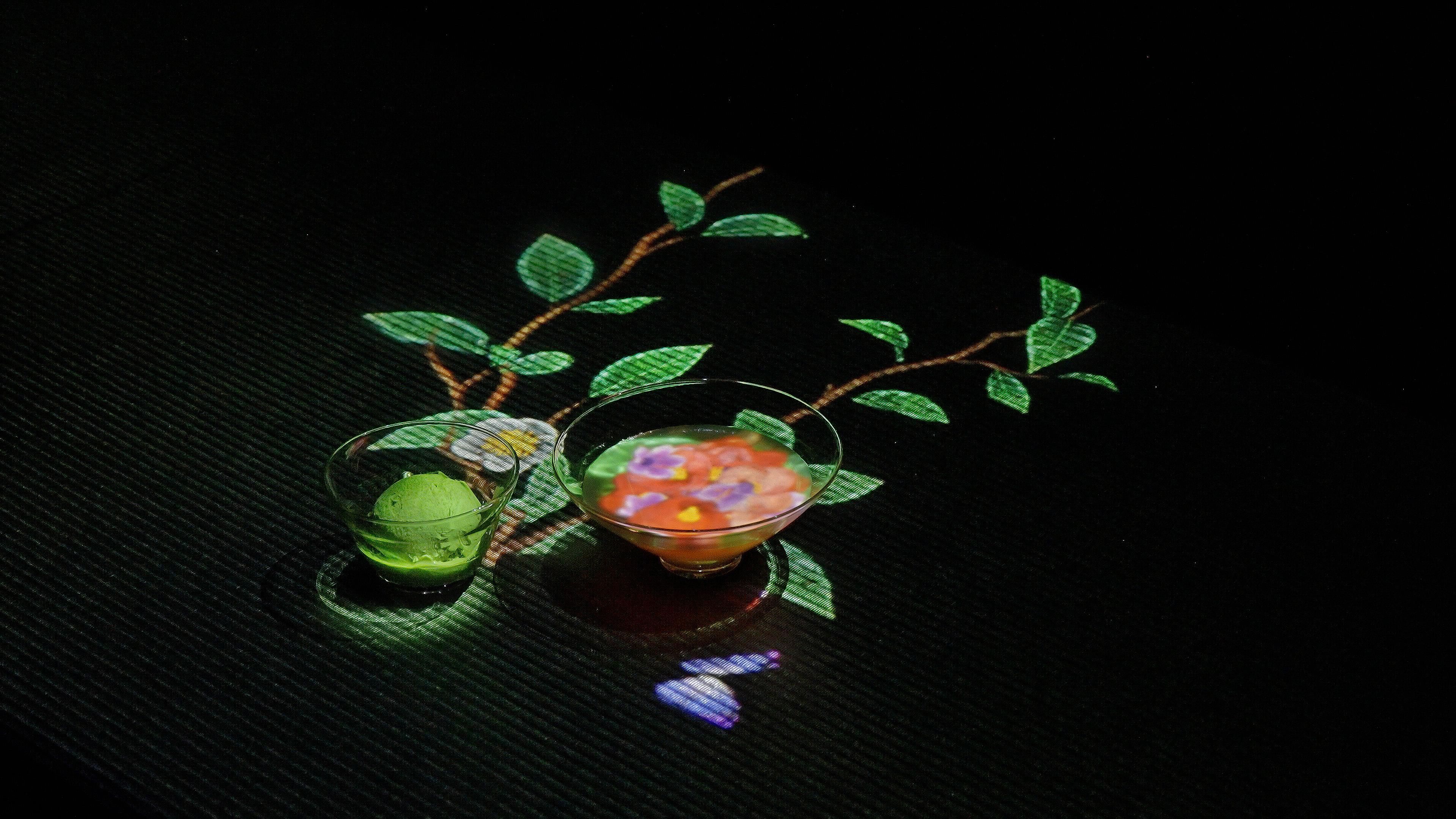 抽象的なパステル画 植物と球体宙花 抽象的なパステル画 植物と球体宙花 ナオ on X: