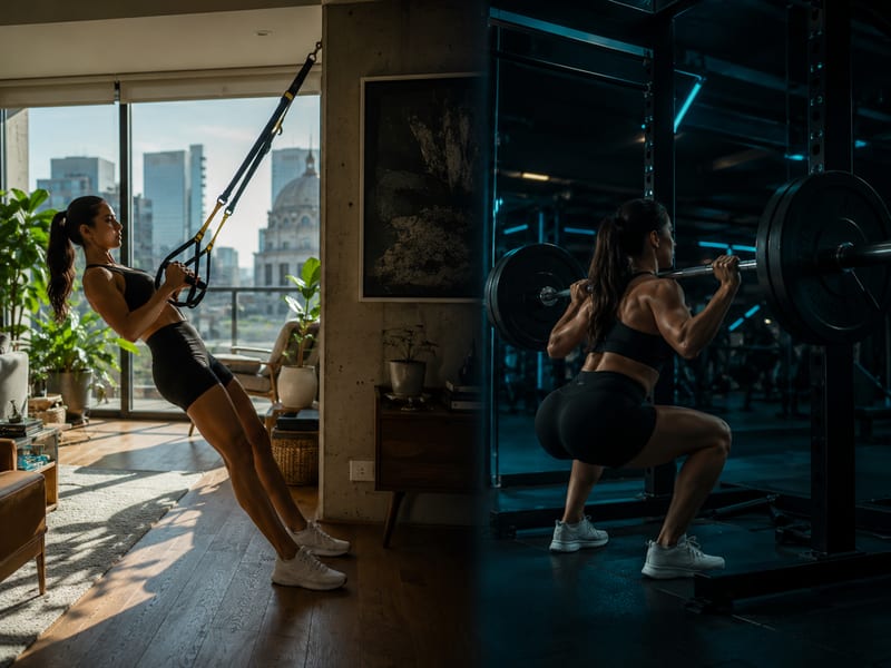 Rutina de fuerza personalizada para casa o gym