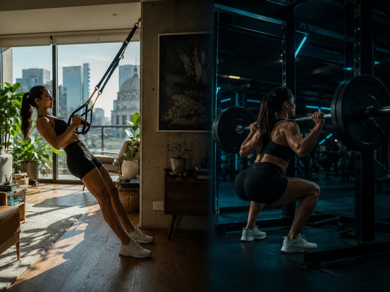Rutina de fuerza personalizada para casa o gym
