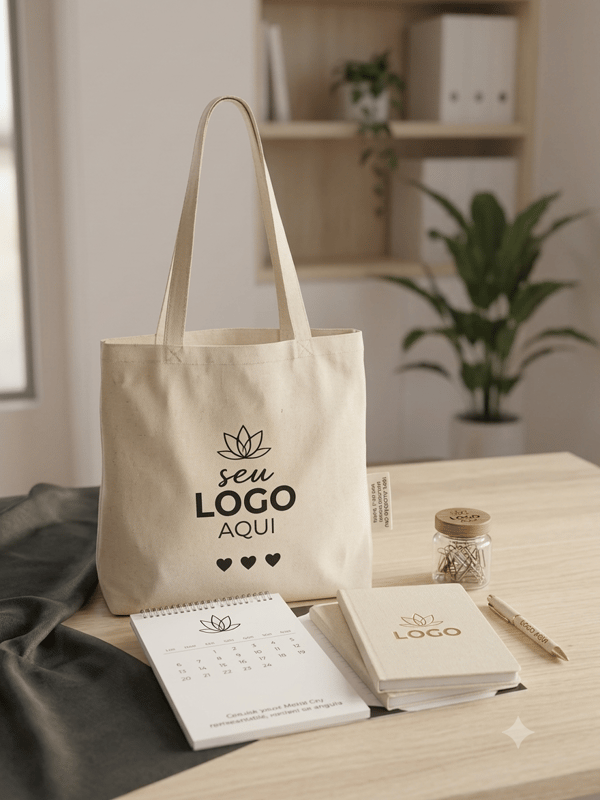 Ecobag Personalizada em Algodão Cru – Brinde Corporativo Sustentável