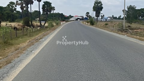 ដីលក់ 1m2=80$ ទួលព្រេជ / ទទឺង34,5m បណ្តោយ120m /តម្លៃ80$/m2 អាចចរចារបាន