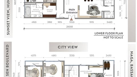 [Bare Shell] Duplex Lunaria Penthouse of 408 Sq.m. for US$1.25M at Urban Village