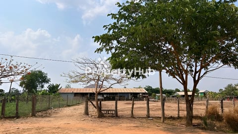 ដីលក់បន្ទាន់នៅក្រុងសៀមរាបសង្កាត់ជ្រាវចំងាយពីផ្សារជ្រាវ700ម៉ែត្រ