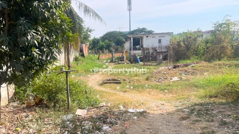 ដីលក់នៅលើផ្លូវជាតិលេខជិតរង្វង់មូលគួរស្រូវ