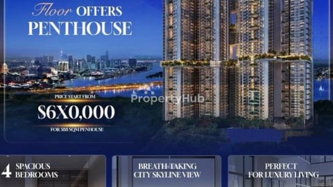 4-Bedrooms Penthouse | Size 388sqm | $690,000 (Bare Unit) | Urban Village Phase II 