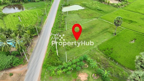 ដីជាប់ផ្លូវរដ្ឋ 40ម៉ែត្រ លក់បន្ទាន់ខ្លាំង $68,000 ខេត្តកំពត