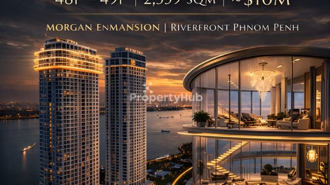 Ultra Duplex Sky Mansion | 48F–49F | 2,359 sqm | ~$10M | Morgan EnMansion, Phnom