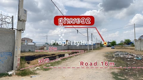 ដីកែង ជិតផ្សារ AEON2