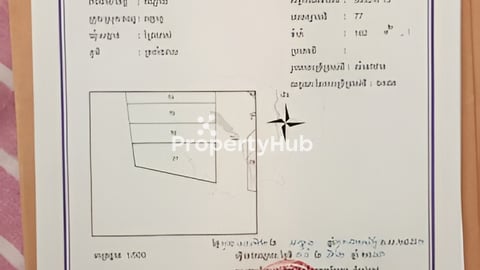 ដី លក់ នៅក្នុងផ្លូវកាត់ បុកទៅ ឧដុង ទីតាំងល្ឣ  ឣាចសាងសង់ជាផ្ទះ ត្រចៀកកាំបាន មានលូទឹកភ្លើង