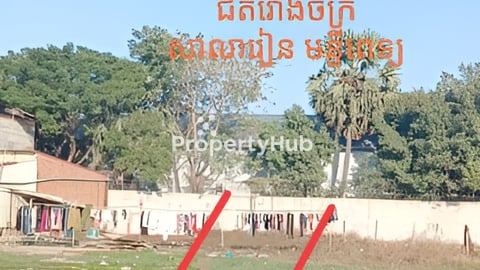 ដីលក់បន្ទាន់ជាប់សាលាកូរ៉េកប់ស្រូវ $19000 (ចរចា)