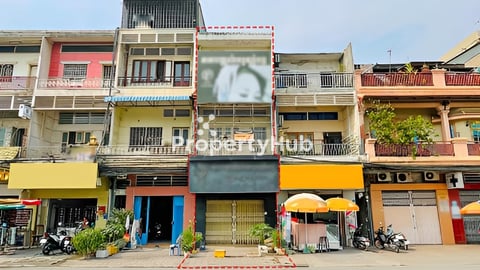 🏠 ផ្ទះអាជីវកម្ម (SH) សម្រាប់ជួល​​​ នៅជិតស្ពានអាកាសក្បាល់ថ្នល់ (ចាក់អង្រែលើ) ខណ្