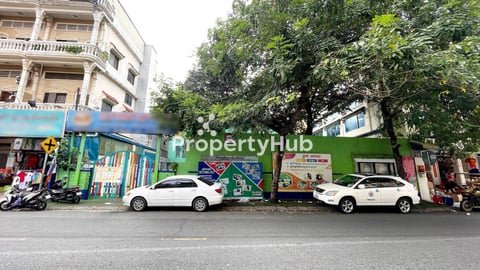 Prime Commercial Villa for Rent in BKK3  High Visibility Main Road Frontage