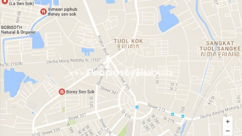 ផ្ទះជួលនៅបុរីពិភពថ្មីសែនសុខ 499$/ខែ