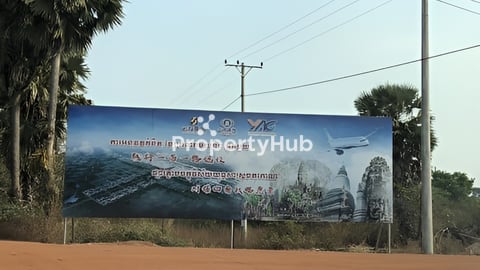 ដីជិតព្រលានយន្តហោះសៀមរាបថ្មីចុះក្រោមទីផ្សារ 50%