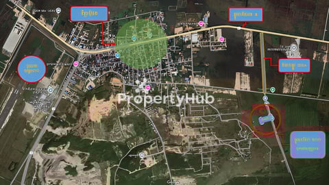 ដីលក់ 37m x 92m នៅភូមិស្មាច់ដែង សង្កាត់រាម ក្រុងកំពង់សោម ខេត្តព្រះសីហនុ 150$/m2