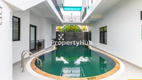 1 Bedroom Apartment with Pool for Rent in Siem Reap, Sala Kamraeuk area