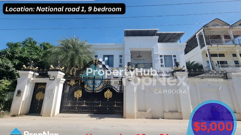🏡 VILLA FOR RENT – NATIONAL ROAD NO.1