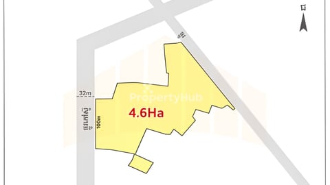Land for Sale on main road near new airport