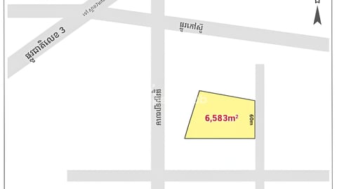 Land for Sale near National Road 3, Kandal Stoeung District