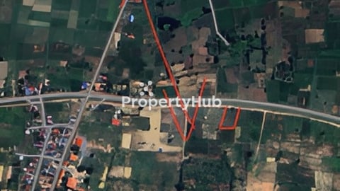 ដីលក់ប្លង់រឹង នៅក្រោយសាលាក្រុងច្បាមន 600m