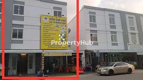 ផ្ទះលក់ បន្ទាន់ 2 ល្វែង មុខផ្សារ មានចំណូលស្រាប់ បង់មុន