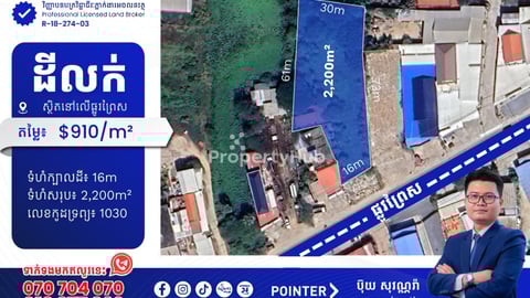 ដីលក់នៅលើផ្លូវព្រៃស