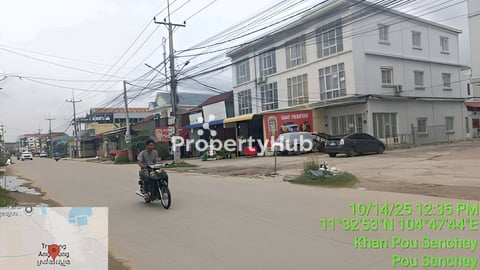 ផ្ទះលក់បន្ទាន់នៅលើផ្លូវរដ្ឋ20ម អាចរកស៊ីបាន100% នៅលើផ្លូវចូលតាមខ្លោងទ្វាវត្តអារុណ