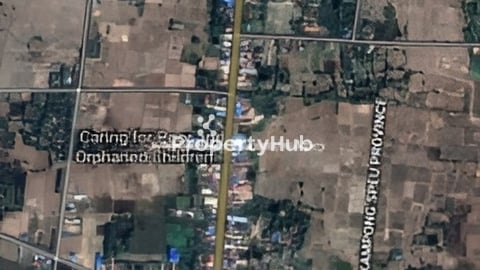 (លក់បន្ទាន់) តំលៃពីមុន $250,000 ចុះមក $179,000 ដីកែងរាបស្មើ ជាប់ផ្លូវជាតិលេខ3, 1km ពីផ្សារប៉ាងសី