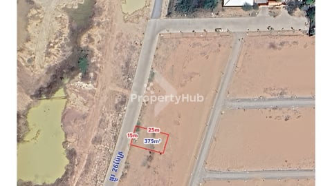 ដីសម្រាប់លក់នៅខណ្ឌមានជ័យជិតផ្សារទំនេីបអុីអន3 ទំហំ375ម៉ែត្រការ៉េ