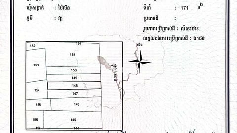 ដីក្រុងប៉ៃលិន១ជួលជិតធនាគារABA