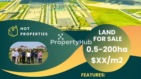 Land for Sale near New Airport ដីលក់ជិតព្រលានយន្តហោះថ្មី