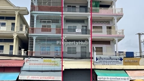 ផ្ទះល្វែងលក់ ជិតច្រមុះជ្រូកស្ទឹងមានជ័យ