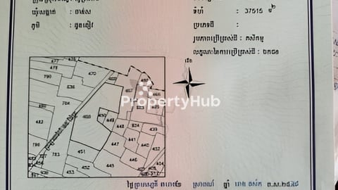 ដីលក់ជិតផ្លូវចូលព្រលាន្តថ្មី សៀមរាប (SAI)