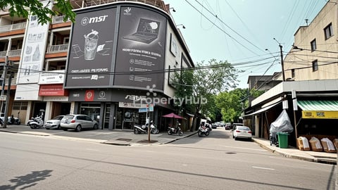 Corner building for rent on Tep Phon 182 street 