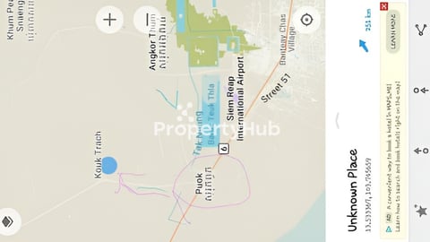 ខាងលិចក្រុងសៀមរាប តំបន់ចាប់ផ្តើមសាងសង់បូរី និងដីពុះឡូដ៏