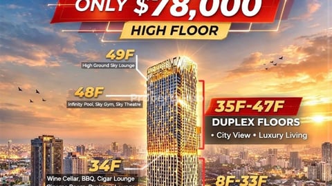 💰 តំលៃចាប់ពី $78.000 (Duplex High-Floor) 