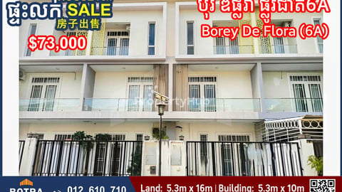 Linkhouse for Sale Borey De Flora, National Road 6A