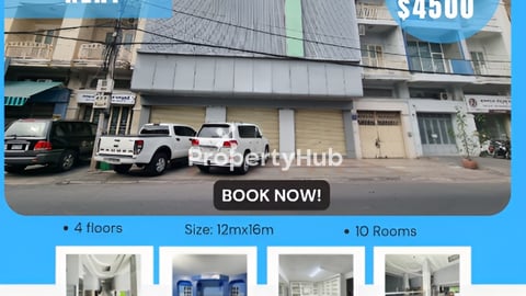 3 Flat for rent in Boeng Trabek